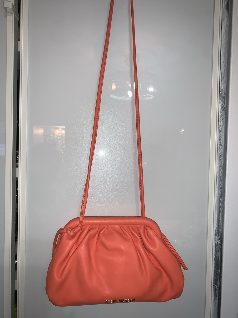 Steve Madden Coral-Orange Shoulder Bag